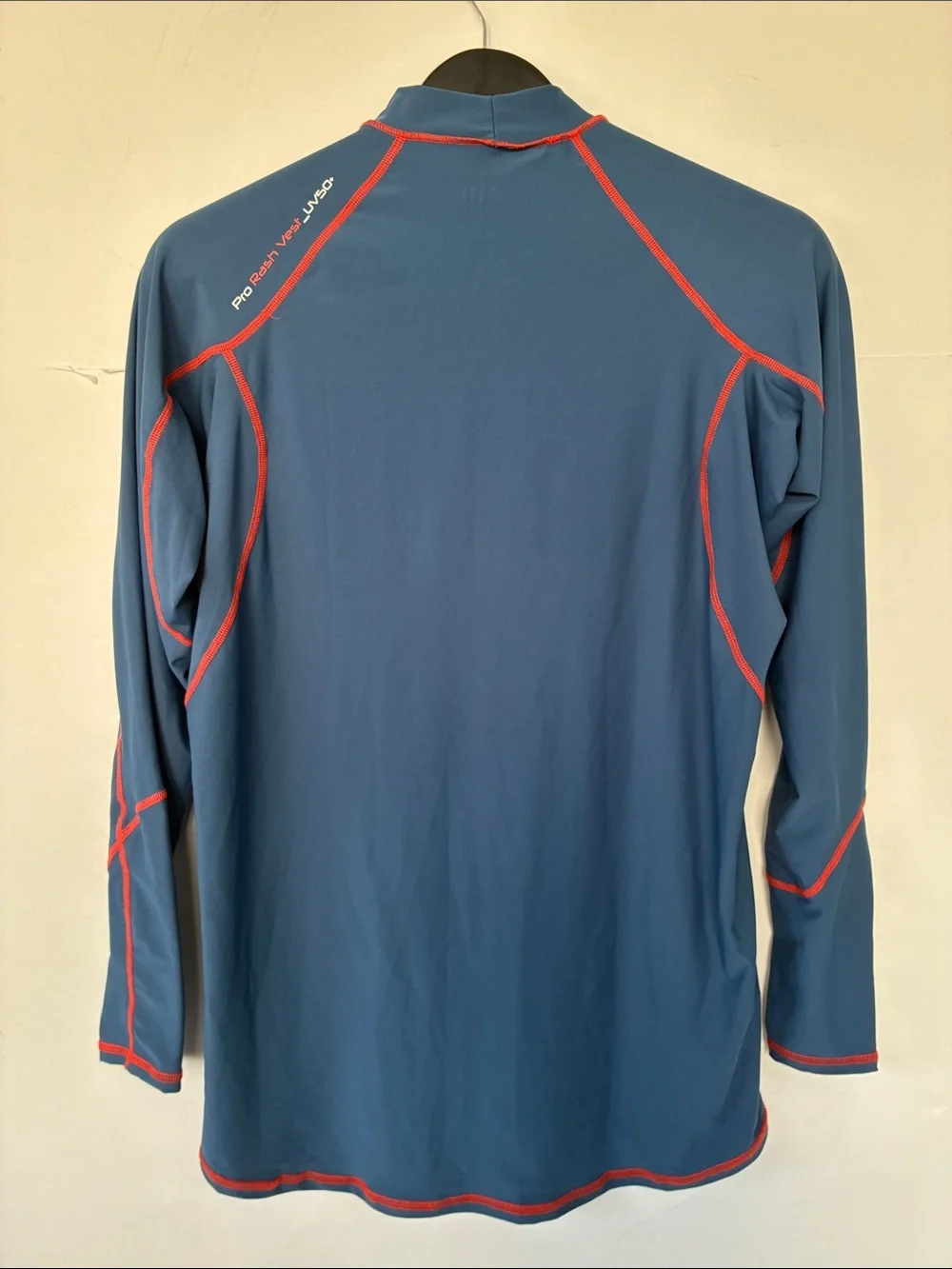 Gill Men’s Pro Rash Vest Shirt Navy Long-Sleeve Rash Guard UV 50+ Large